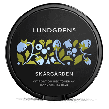Lundgrens Skärgården White Portion snus can at Snusdaddy.com