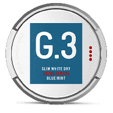 G.3 Blue Mint Slim snus can at Snusdaddy.com
