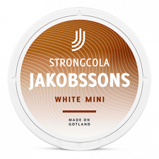 Jakobsson's Strong Cola Mini snus can at Snusdaddy.com