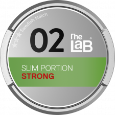 The Lab 02 Slim Portion Strong snus can at Snusdaddy.com