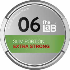 The Lab 06 Slim Portion Extra Strong snus can at Snusdaddy.com
