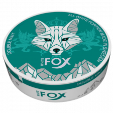 White Fox Double Mint snus can at Snusdaddy.com