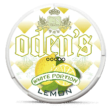 Odens Lemon White Portion snus can at Snusdaddy.com