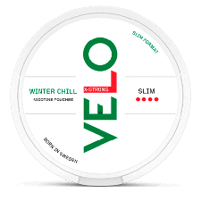 VELO Winter Chill X-Strong snus can at Snusdaddy.com