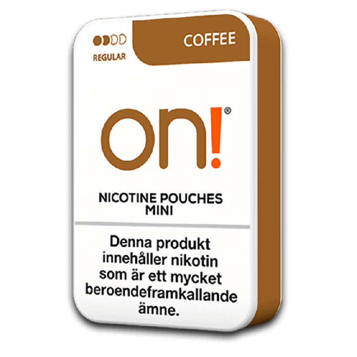 on! Coffee 3 mg Product Label