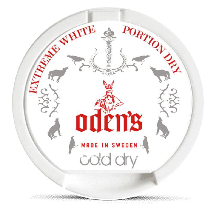 Odens Cold Extreme White Dry Portion Product Label