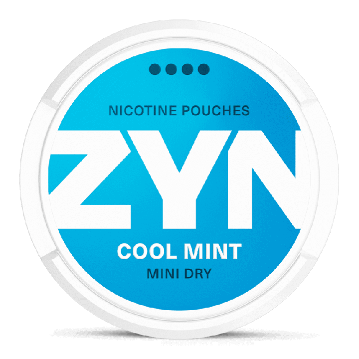 ZYN Mini Dry Cool Mint Extra Strong snus can at Snusdaddy.com