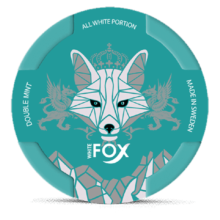 White Fox Double Mint snus can at Snusdaddy.com