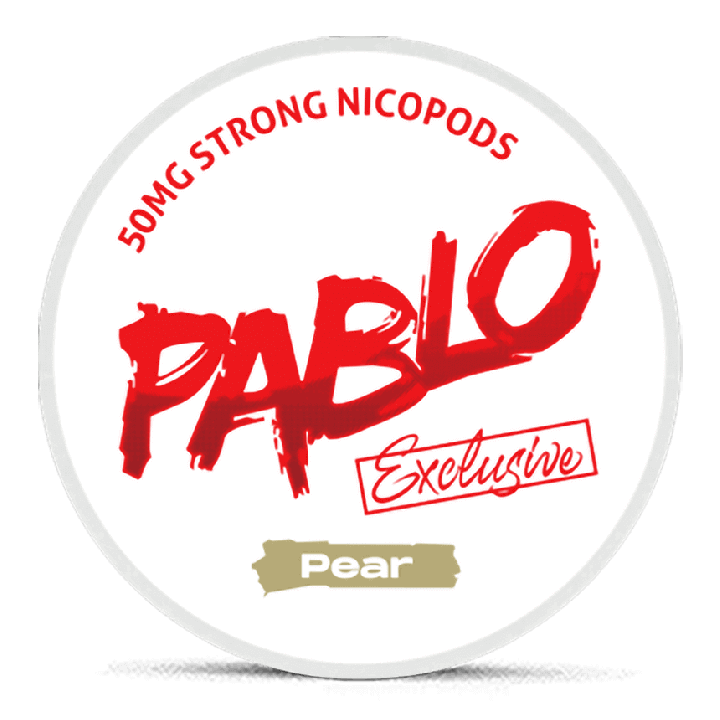 Pablo Exclusive 50 mg Pear Product Label