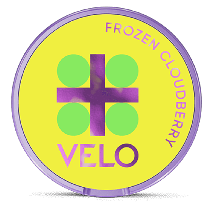 VELO Frozen Cloudberry Product Label