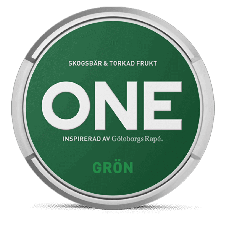 One Green White Portion Strong Product Label