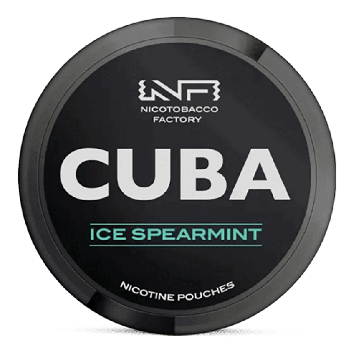 CUBA Black Ice Spearmint Slim Product Label