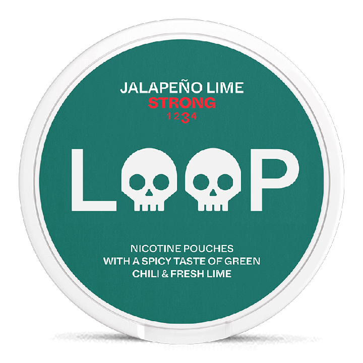 LOOP Jalapeno Lime Strong snus can at Snusdaddy.com