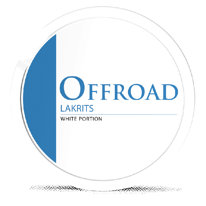 Offroad Licorice White Dry Portion Product Label