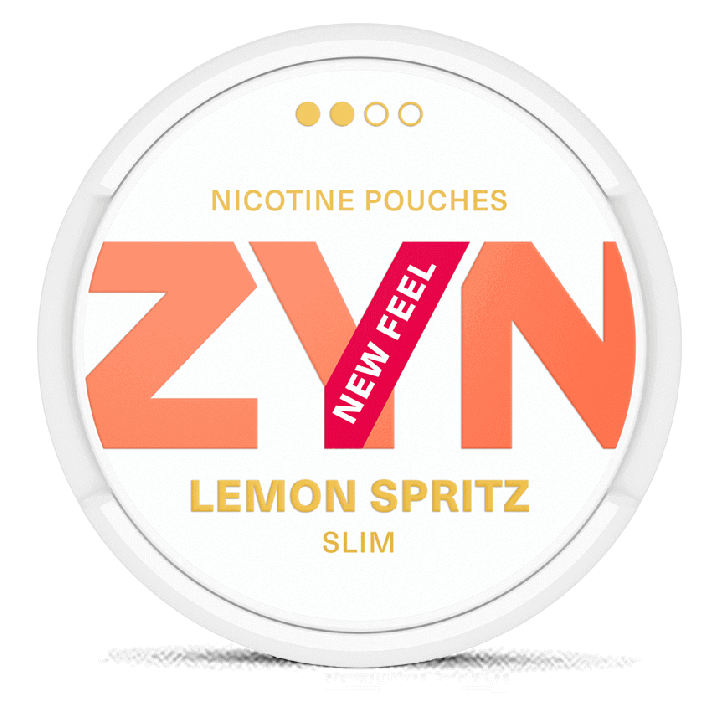 ZYN Slim Lemon Spritz snus can at Snusdaddy.com