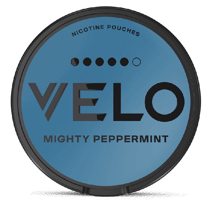 VELO Mighty Peppermint Ultra Product Label