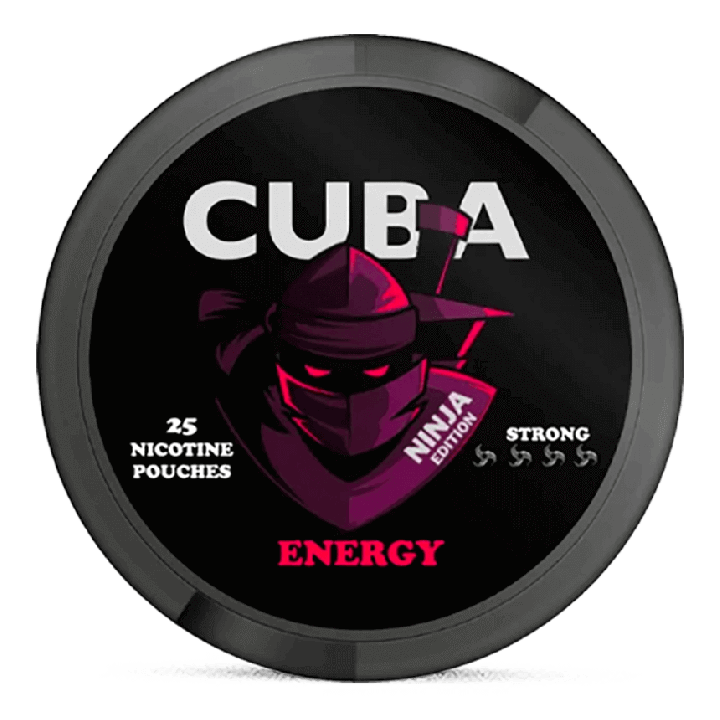 CUBA Ninja Energy Slim Strong Product Label