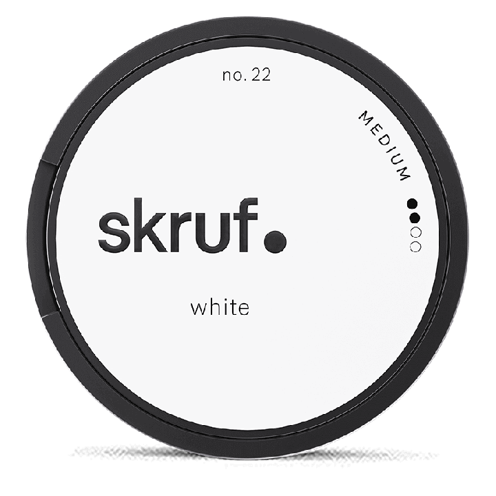 Skruf no. 22 Original White Portion Product Label