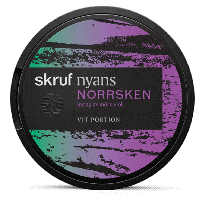 Skruf Nyans Norrsken White Portion Product Label