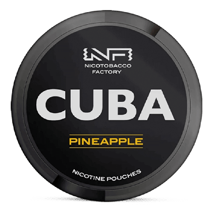 CUBA Black Pineapple Slim Product Label