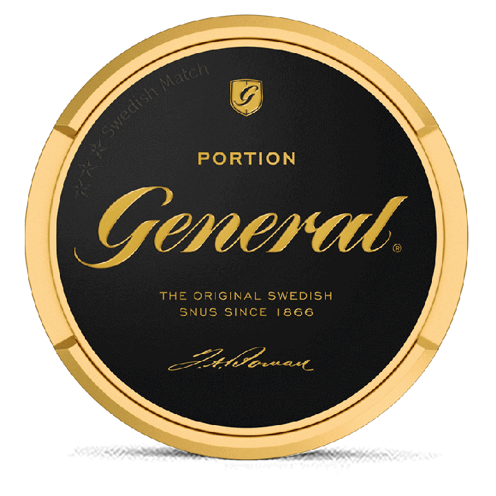 General Original Portion snus can at Snusdaddy.com