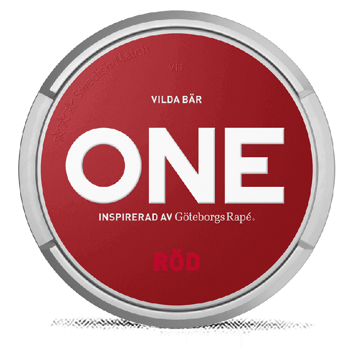 One Red White Portion Strong Product Label