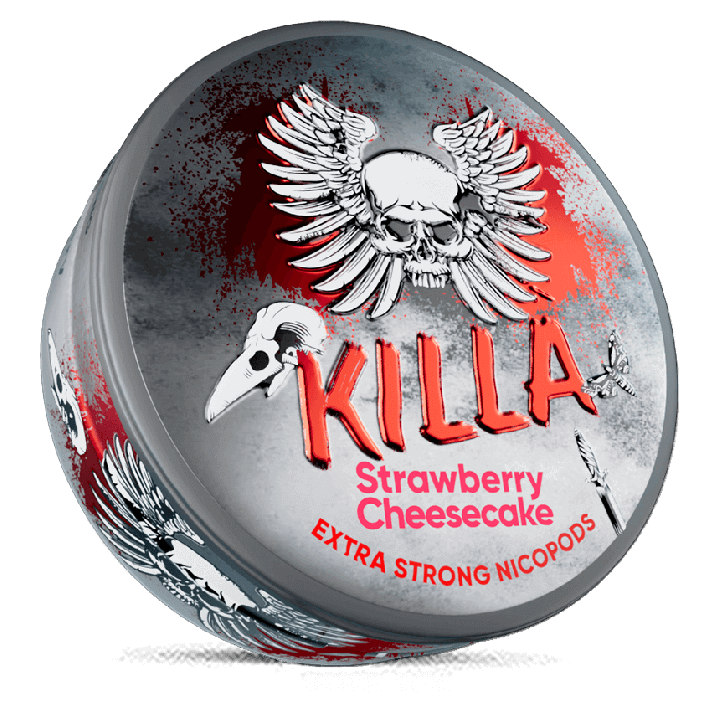 Killa Strawberry Cheesecake Product Label