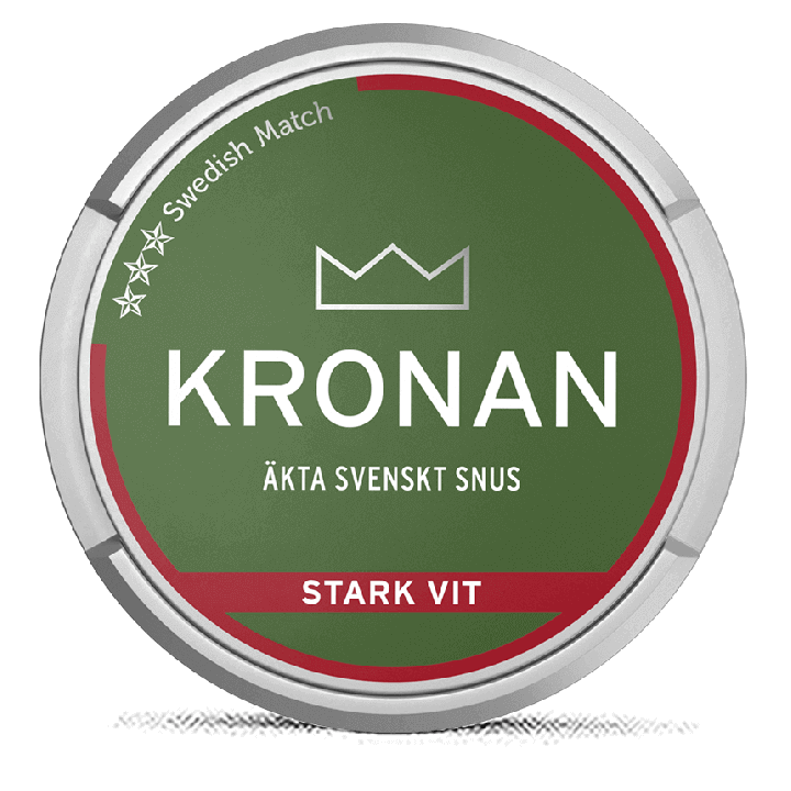 Kronan White Portion Strong snus can at Snusdaddy.com