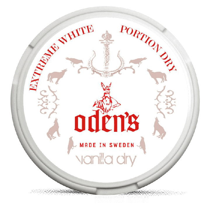 Odens Vanilla Extreme White Dry Portion Product Label