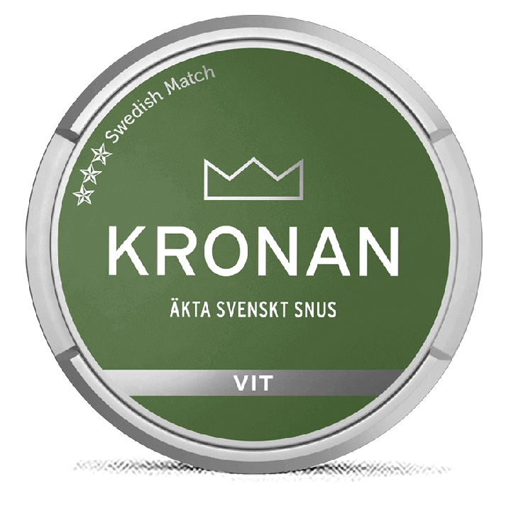 Kronan White Portion snus can at Snusdaddy.com