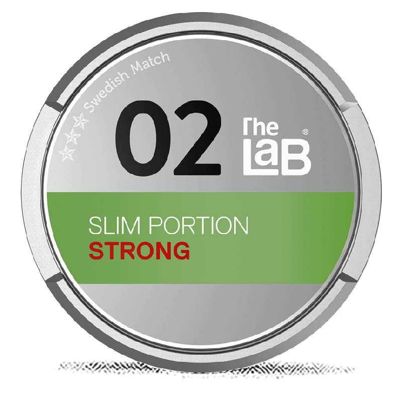 The Lab 02 Slim Portion Strong Product Label