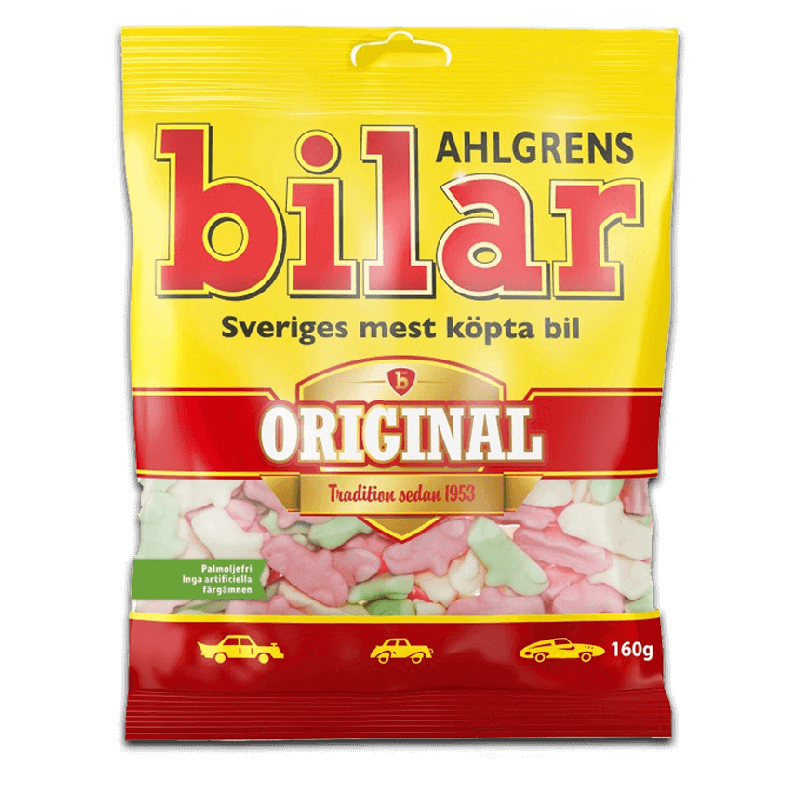 Ahlgrens Bilar 160 g Sachet