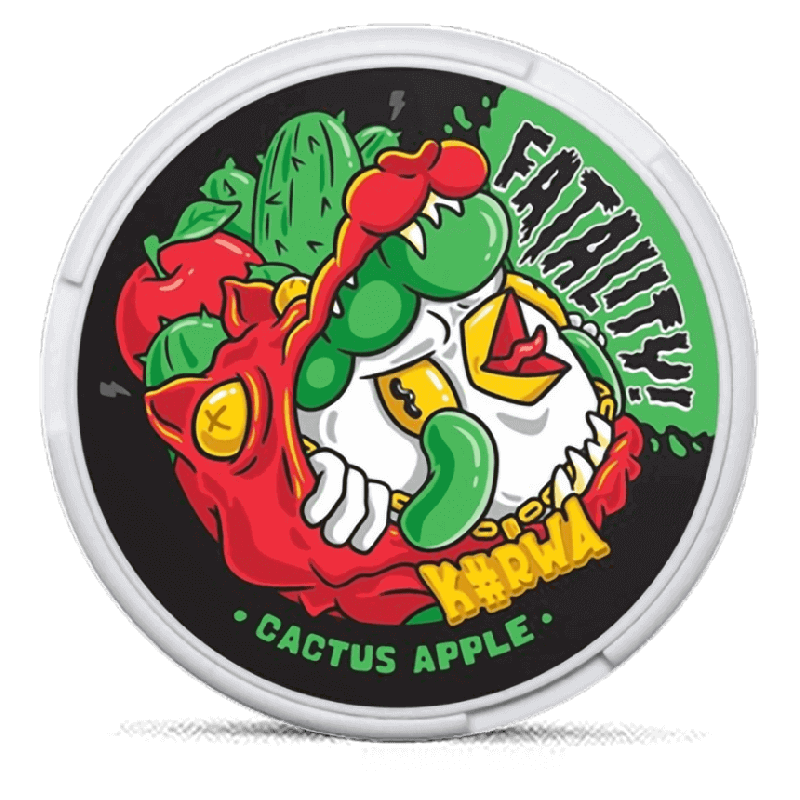 Kurwa FATALITY Cactus Apple Product Label