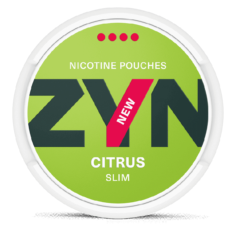 ZYN Slim Citrus Extra Strong Product Label