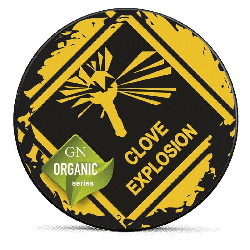 Odens Organic Clove Explosion Original Portion Product Label