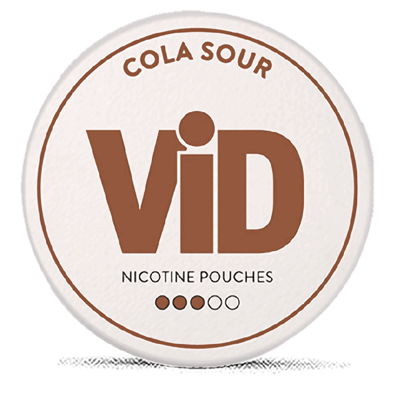 VID Cola Sour Slim Extra Strong Product Label