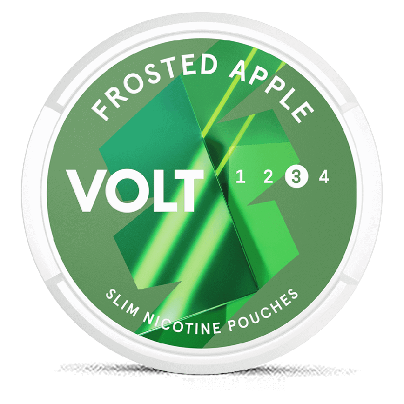 VOLT Frosted Apple Slim Strong Product Label