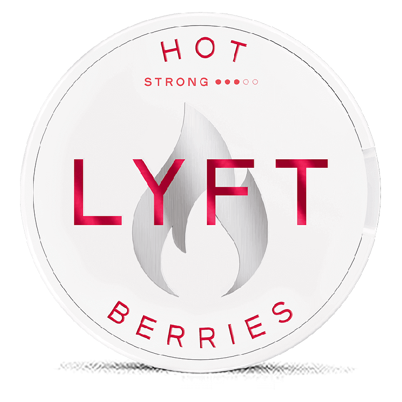 LYFT Hot Berries Strong Product Label