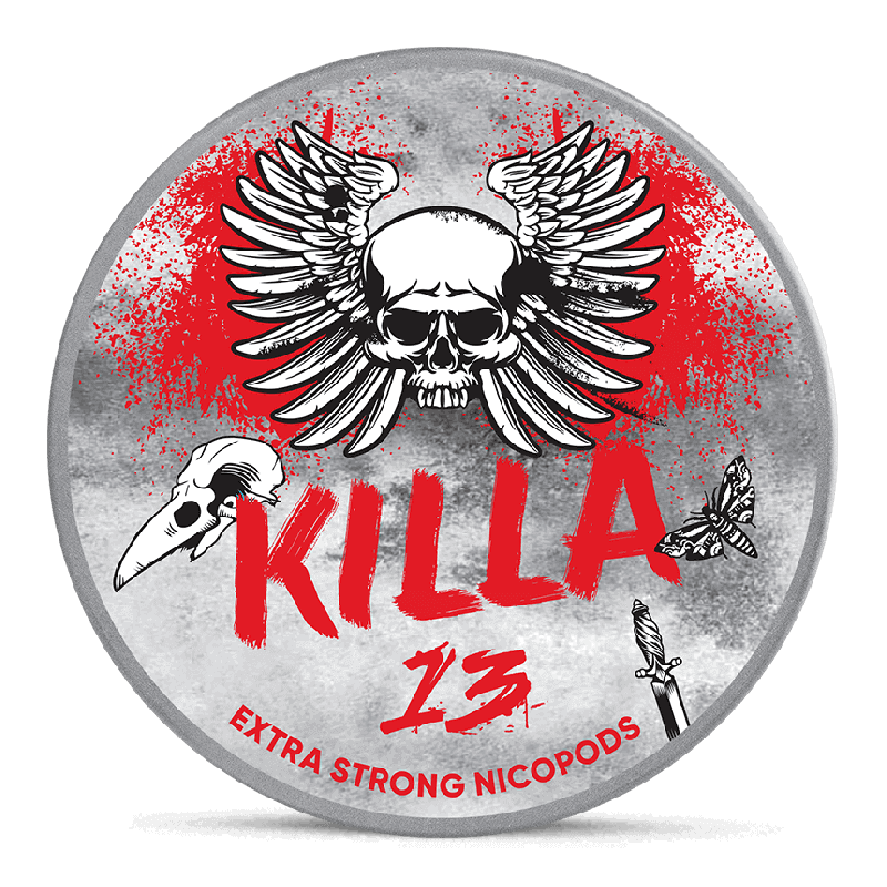 Killa 13 Extra Strong Slim All White Product Label