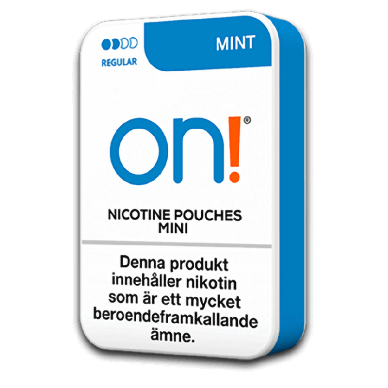 on! Mint 3 mg Product Label