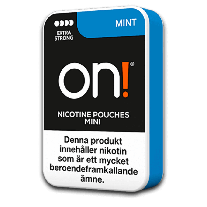 on! Mint 9 mg Product Label