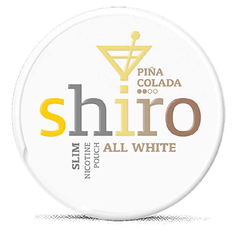 Shiro All White Slim Pina Colada Product Label