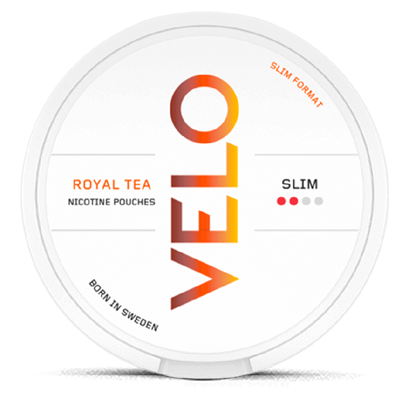 VELO Royal Tea Slim Product Label