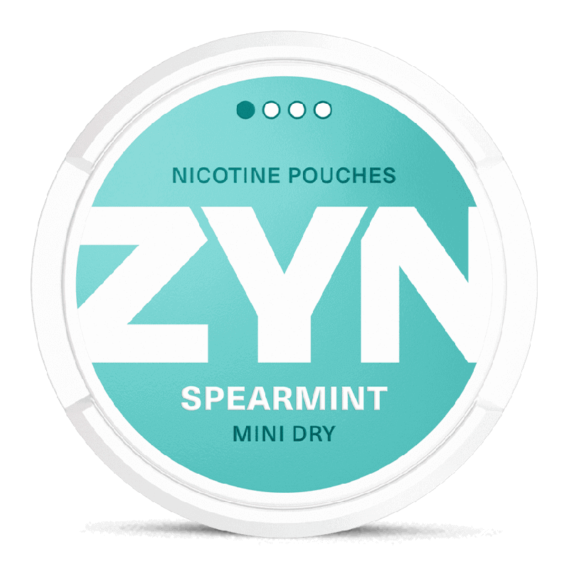 ZYN Mini Dry Spearmint 1.5 mg Product Label