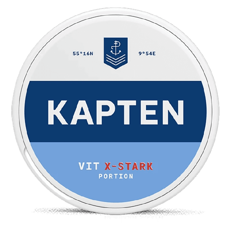 Kapten Extra Strong White Product Label