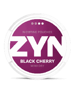 ZYN Mini Black Cherry 3 mg Product Label