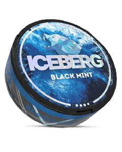 Iceberg Black Mint Product Label