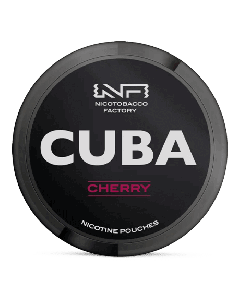 CUBA Black Cherry Slim Product Label