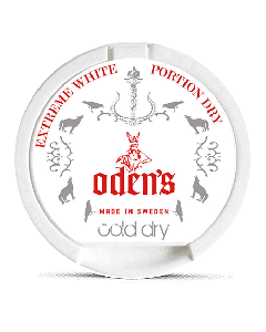 Odens Cold Extreme White Dry Portion Product Label