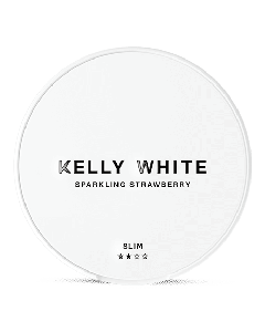 Kelly White Sparkling Strawberry Slim Product Label